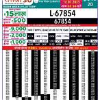 lottery 16 july 2022